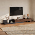 Meuble TV Fero extensible noyer et gris