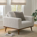 Rhett 38.5" Lounge Chair - Pepper Ivory