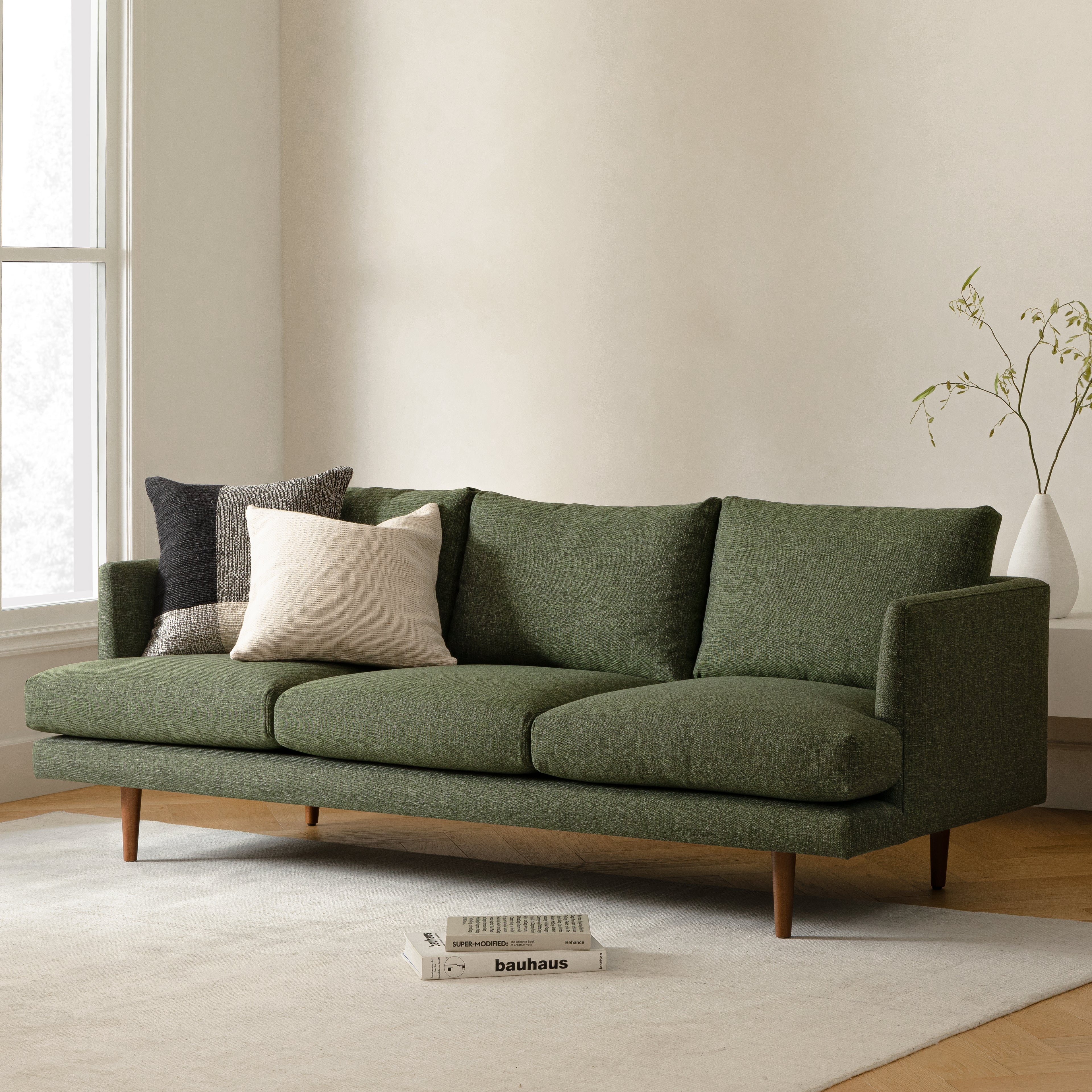 Burrard 83.5" Sofa - Forest Green