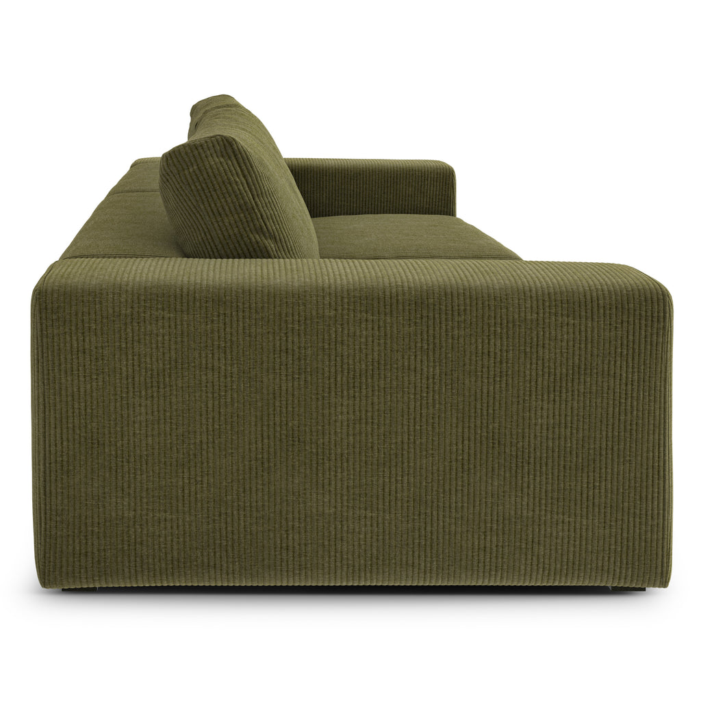 Beta 98" Modular Sofa - Cypress Green