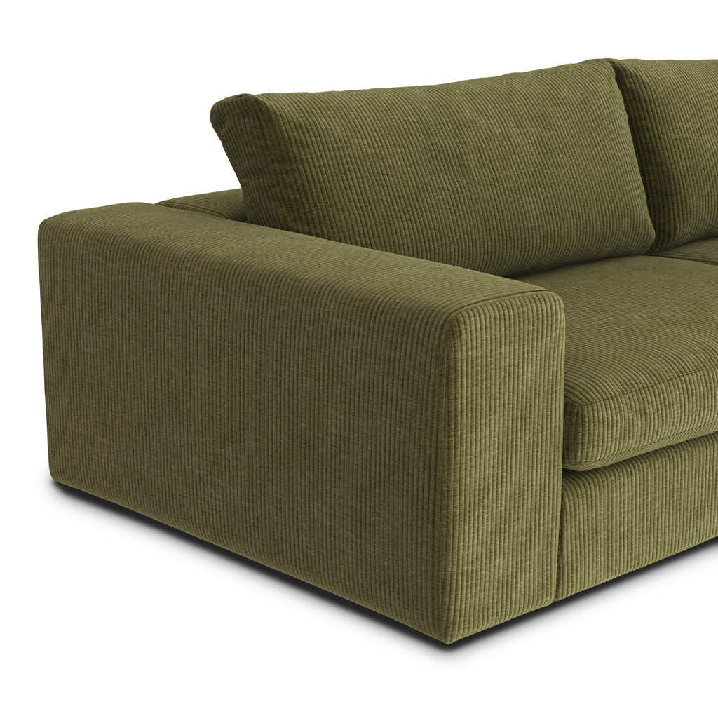 Beta 98" Modular Sofa - Cypress Green
