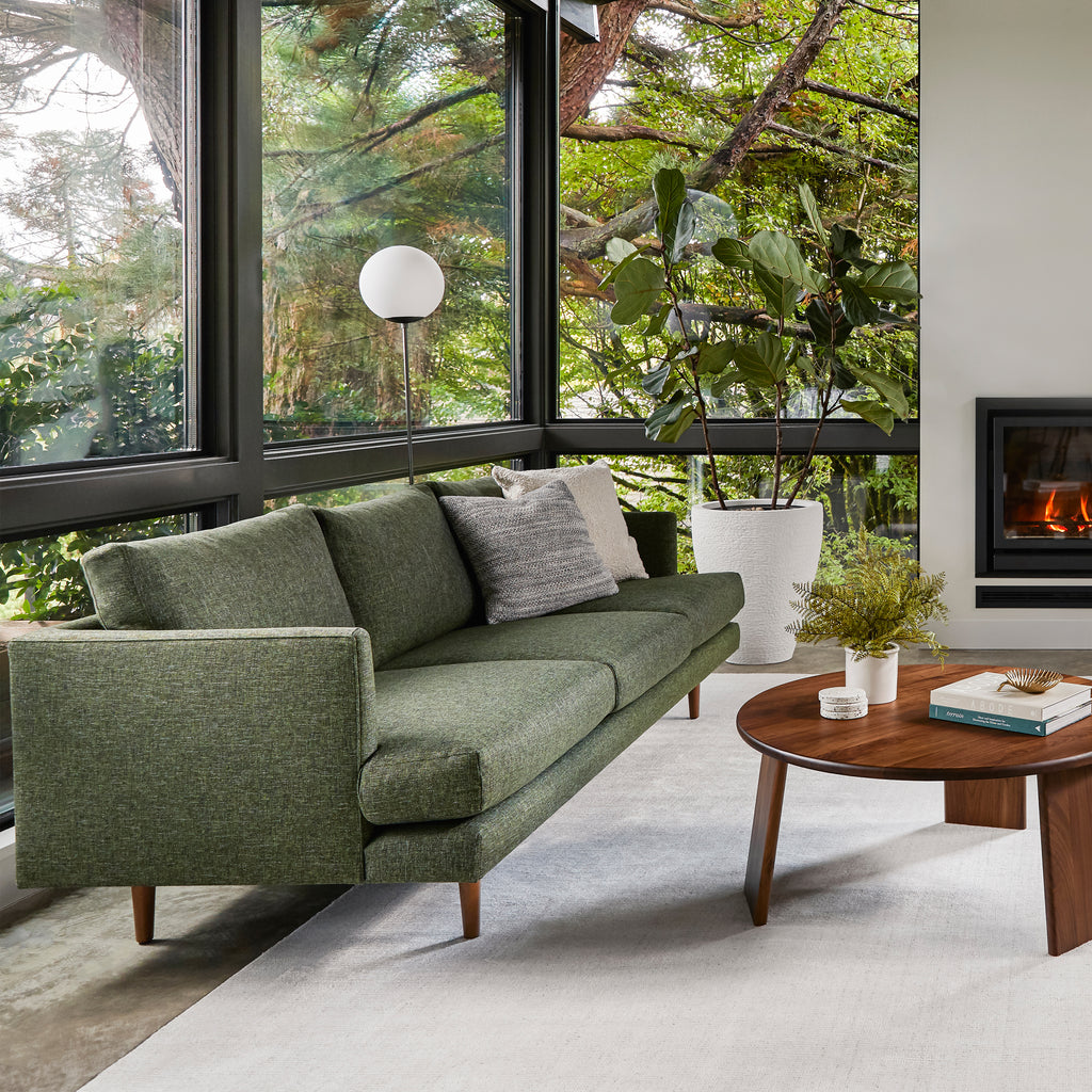 Burrard 83.5" Sofa - Forest Green