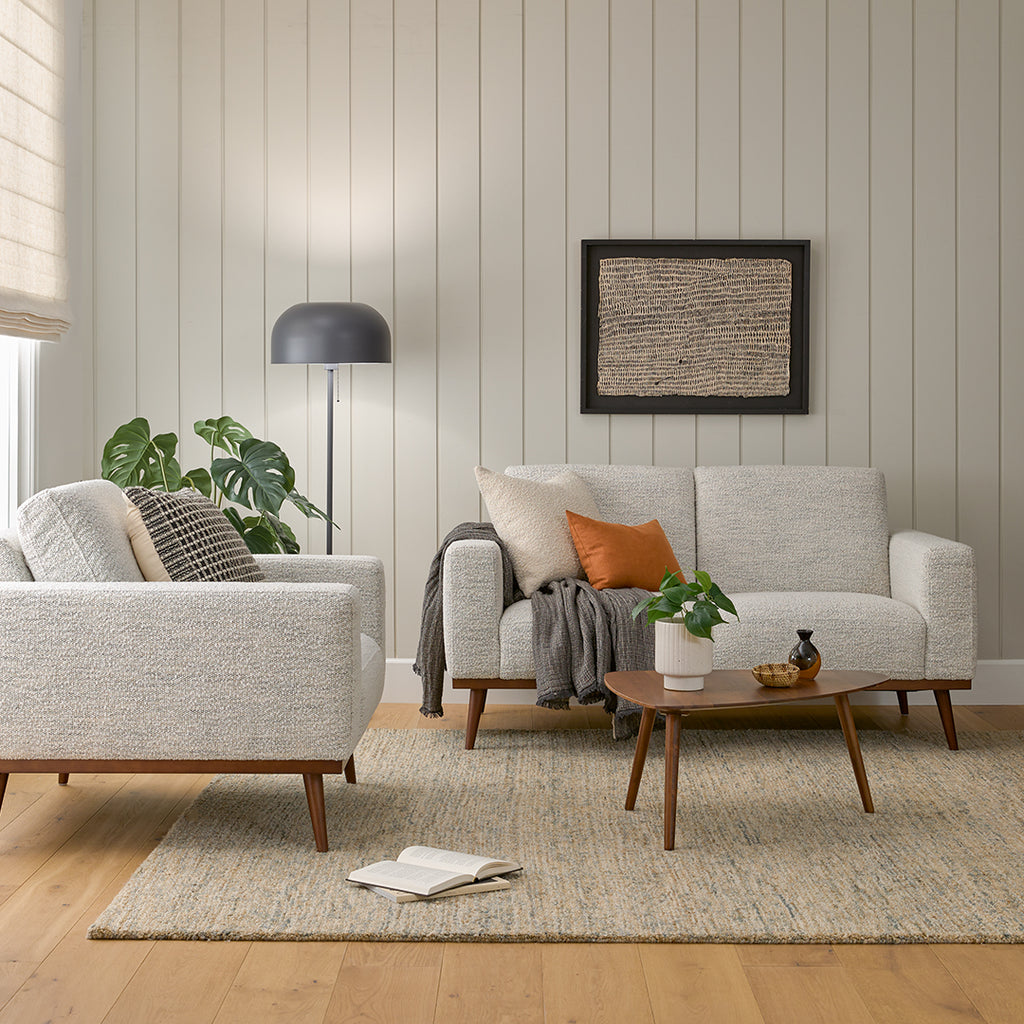Rhett 38.5" Lounge Chair - Pepper Ivory