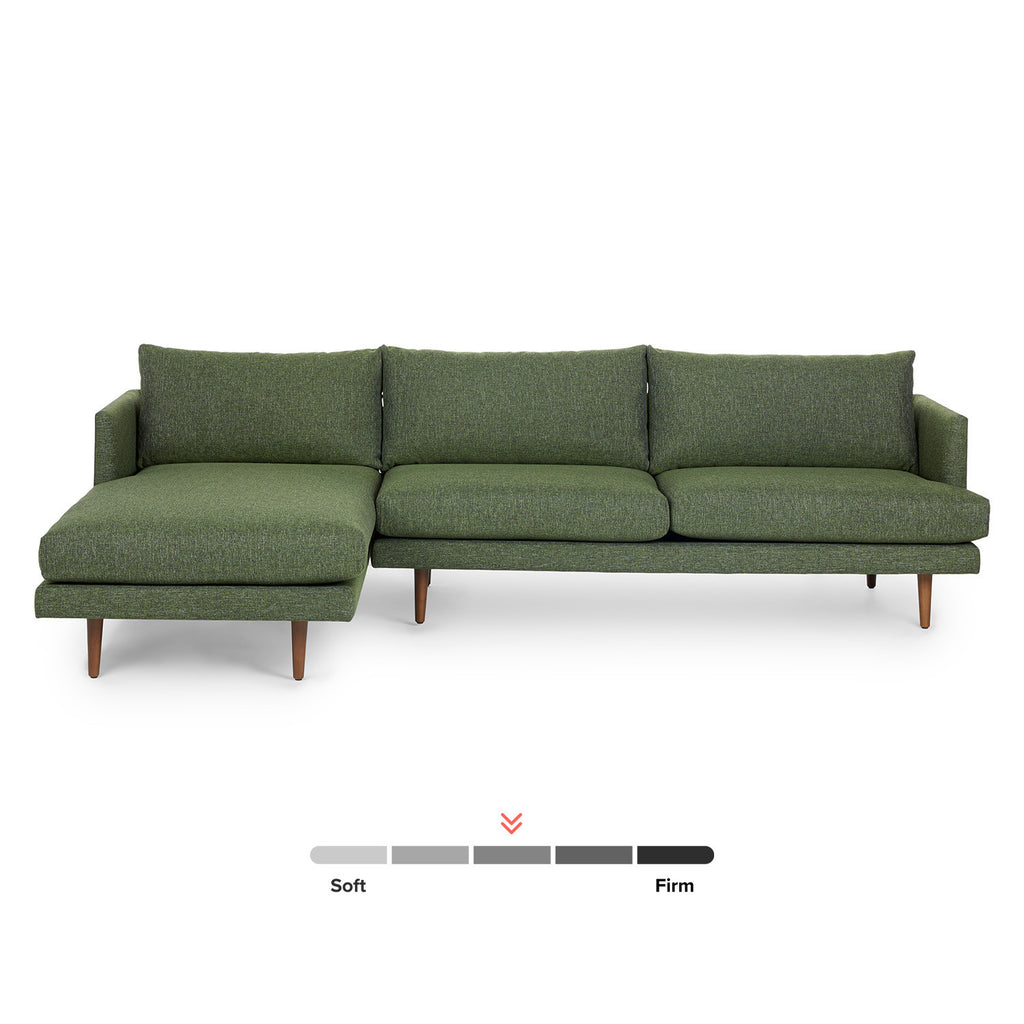 Burrard 112" Left Sectional - Forest Green