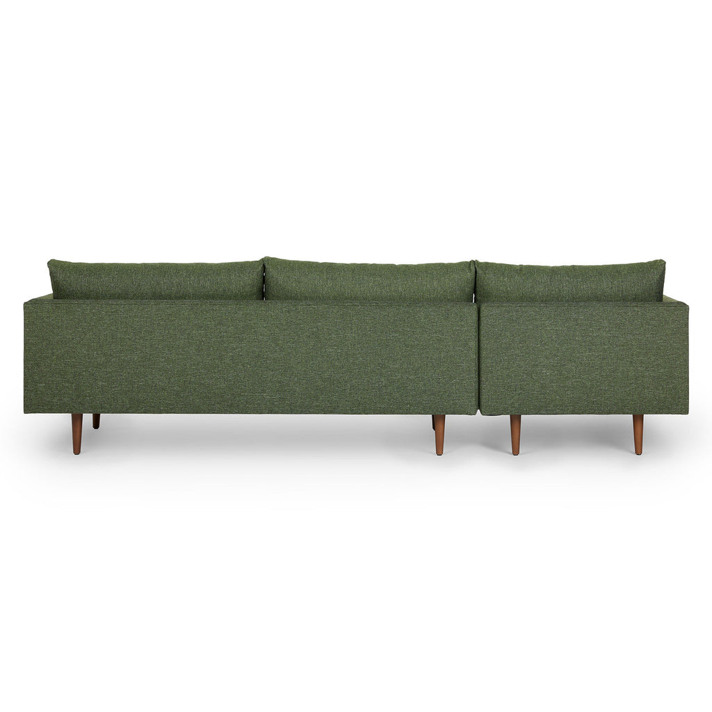 Burrard 112" Left Sectional - Forest Green