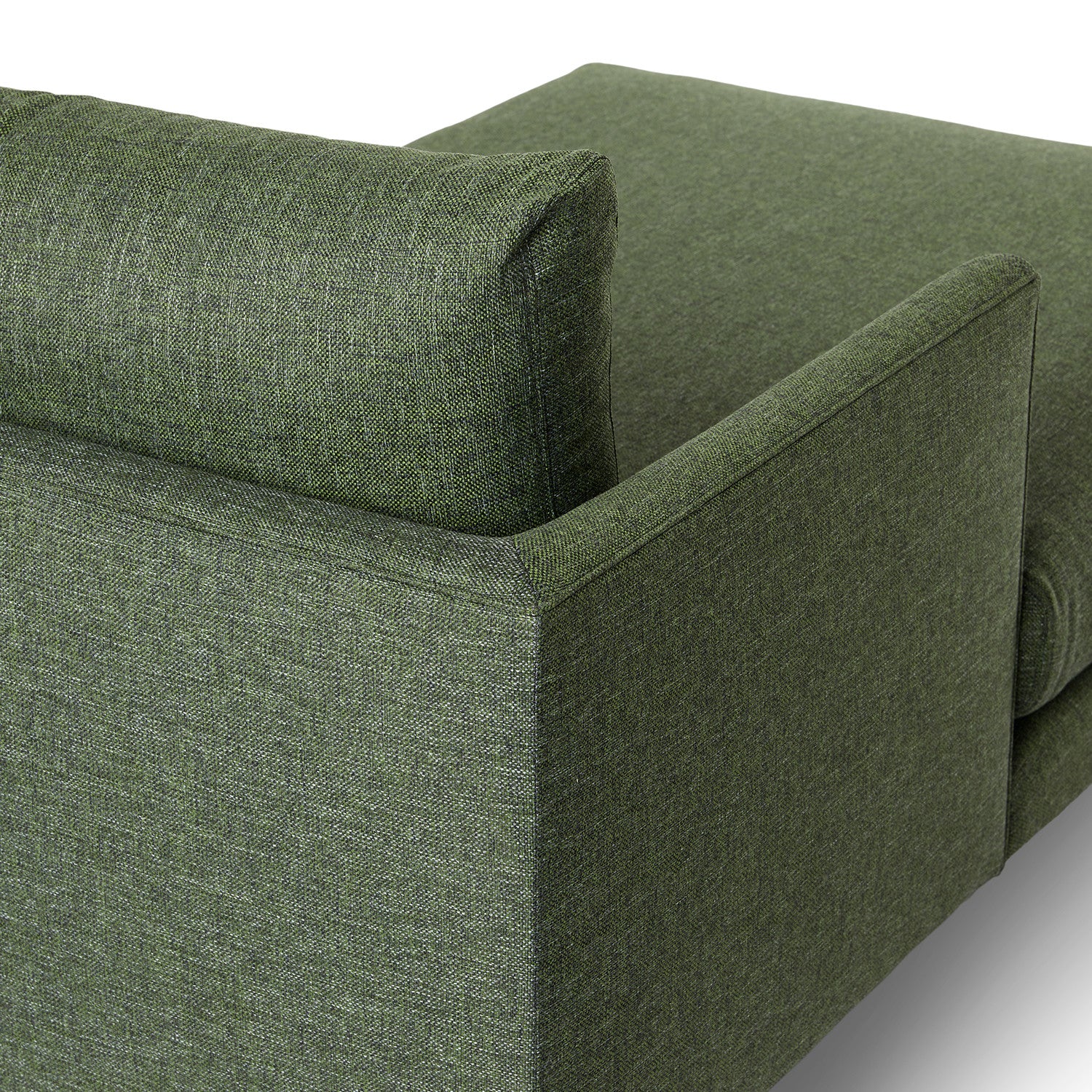 Burrard 112" Left Sectional - Forest Green