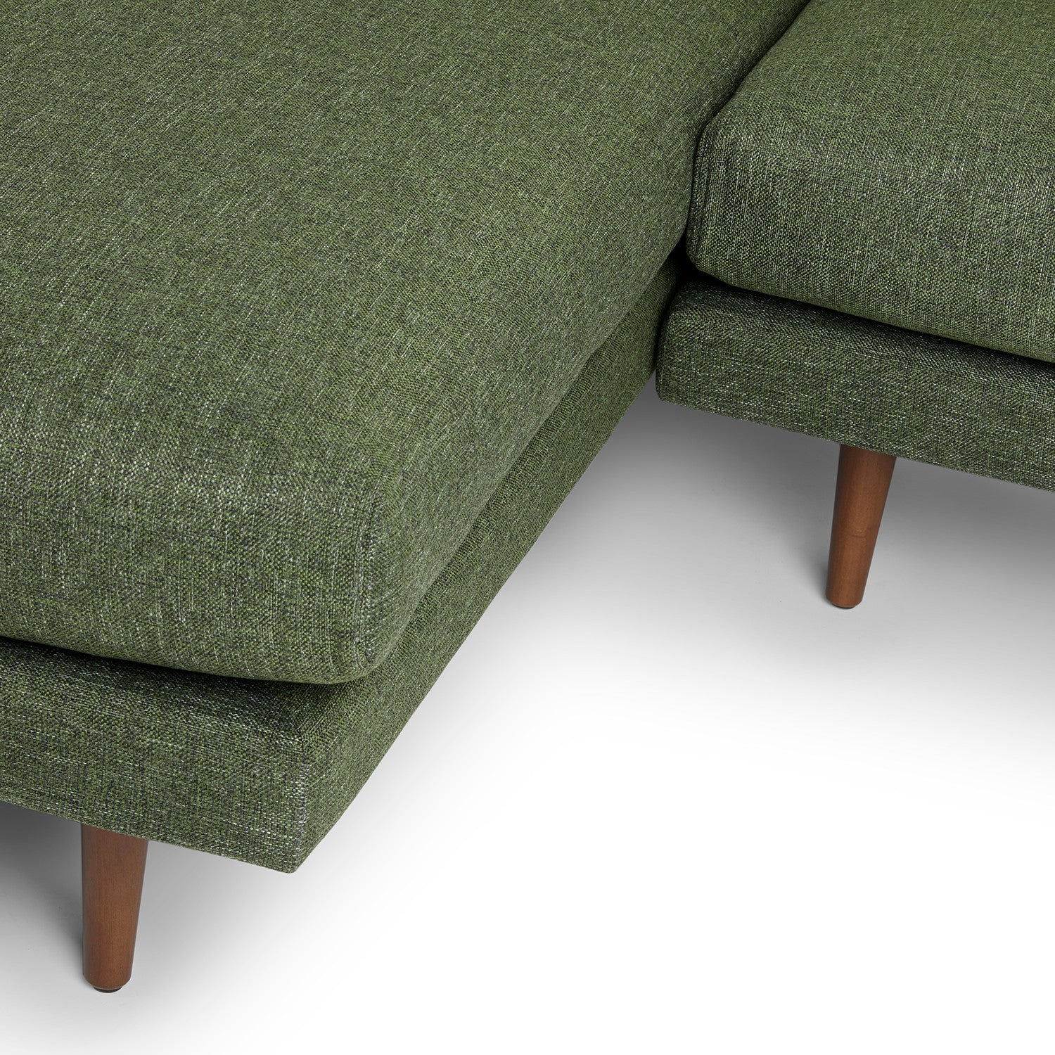 Burrard 112" Left Sectional - Forest Green