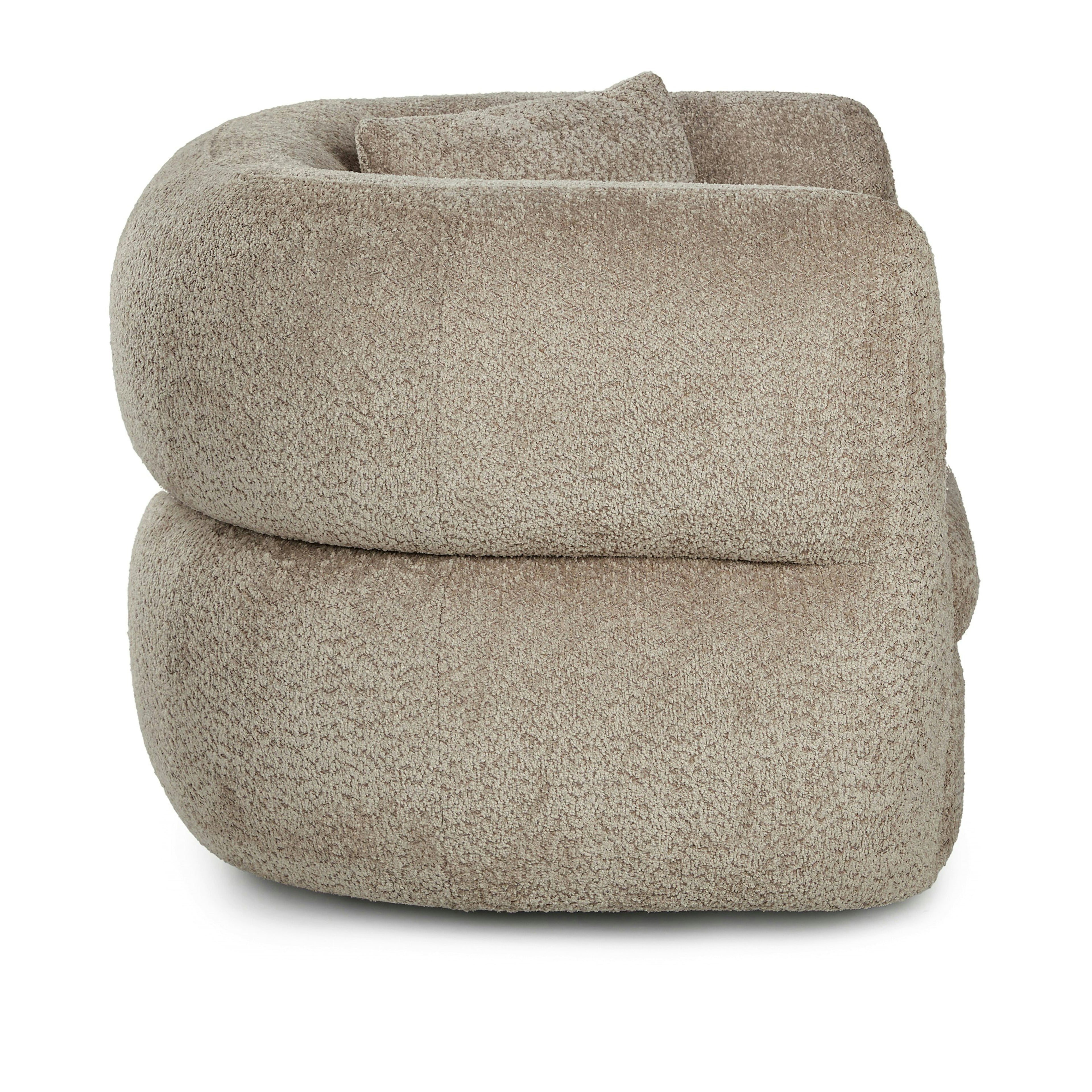 Quinn 40.5" Swivel Lounge Chair - Nouna Mushroom