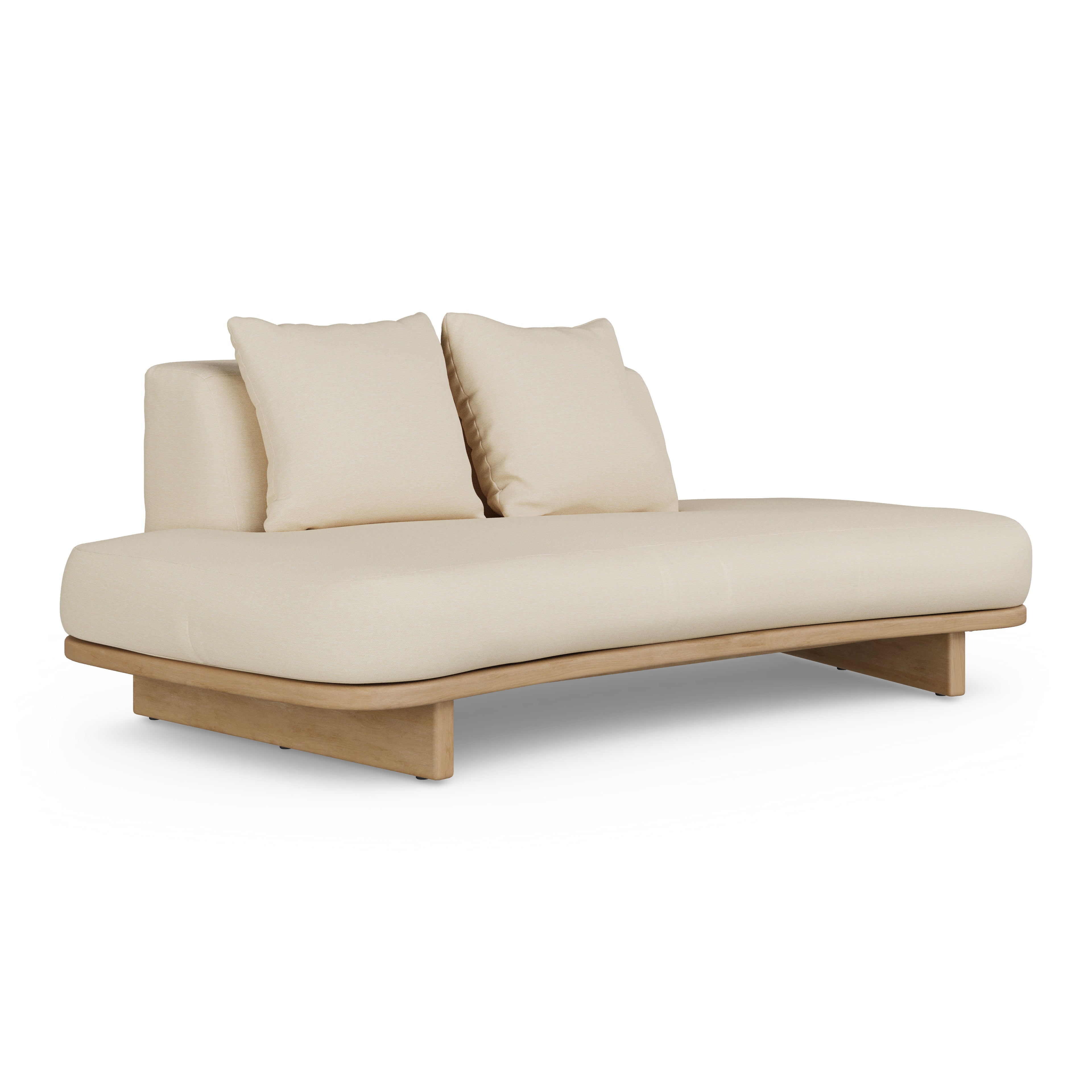 Daphne 80.5" Outdoor Sofa - Dravite Ivory