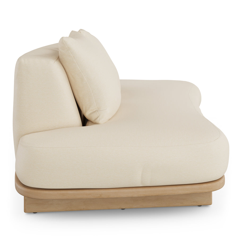 Daphne 80.5" Outdoor Sofa - Dravite Ivory