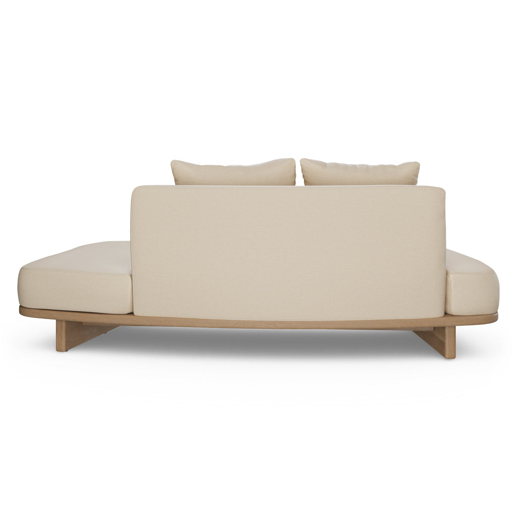 Daphne 80.5" Outdoor Sofa - Dravite Ivory