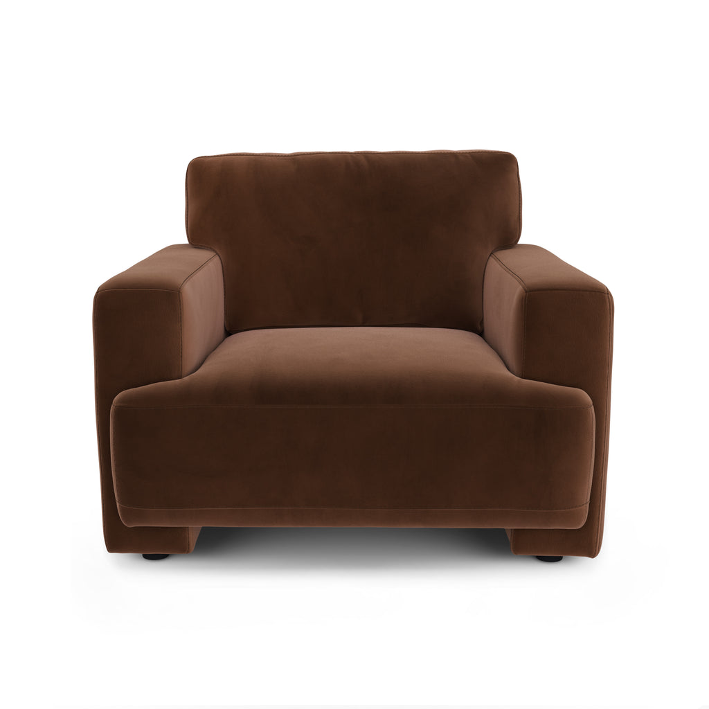 Sadie 44" Velvet Lounge Chair - Hale Earth