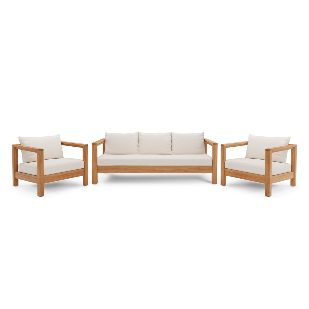 Palmera 80" Outdoor Sofa Set - Portside Beige
