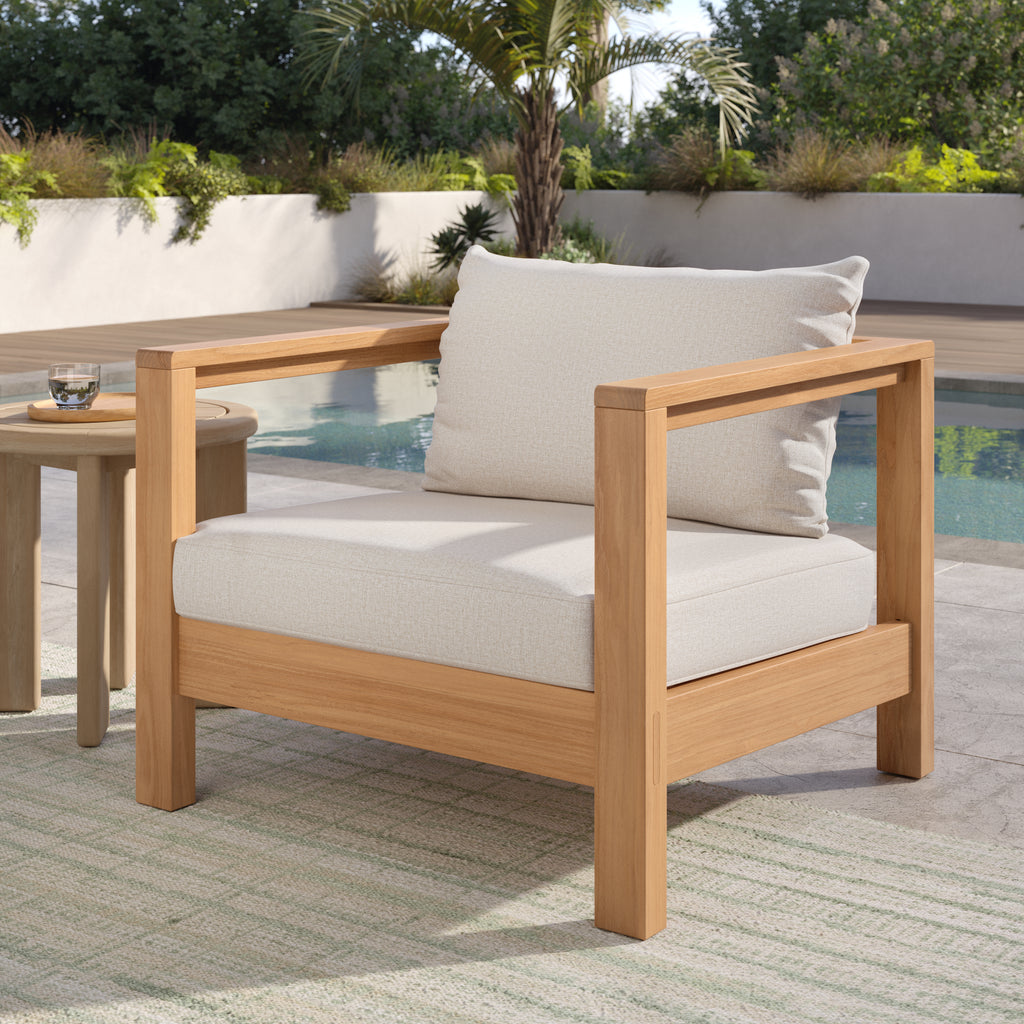 Palmera 80" Outdoor Sofa Set - Portside Beige