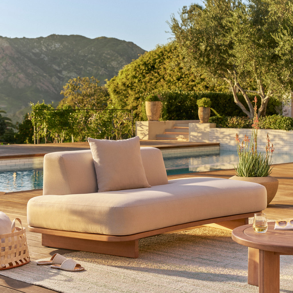 Daphne 80.5" Outdoor Sofa - Dravite Ivory