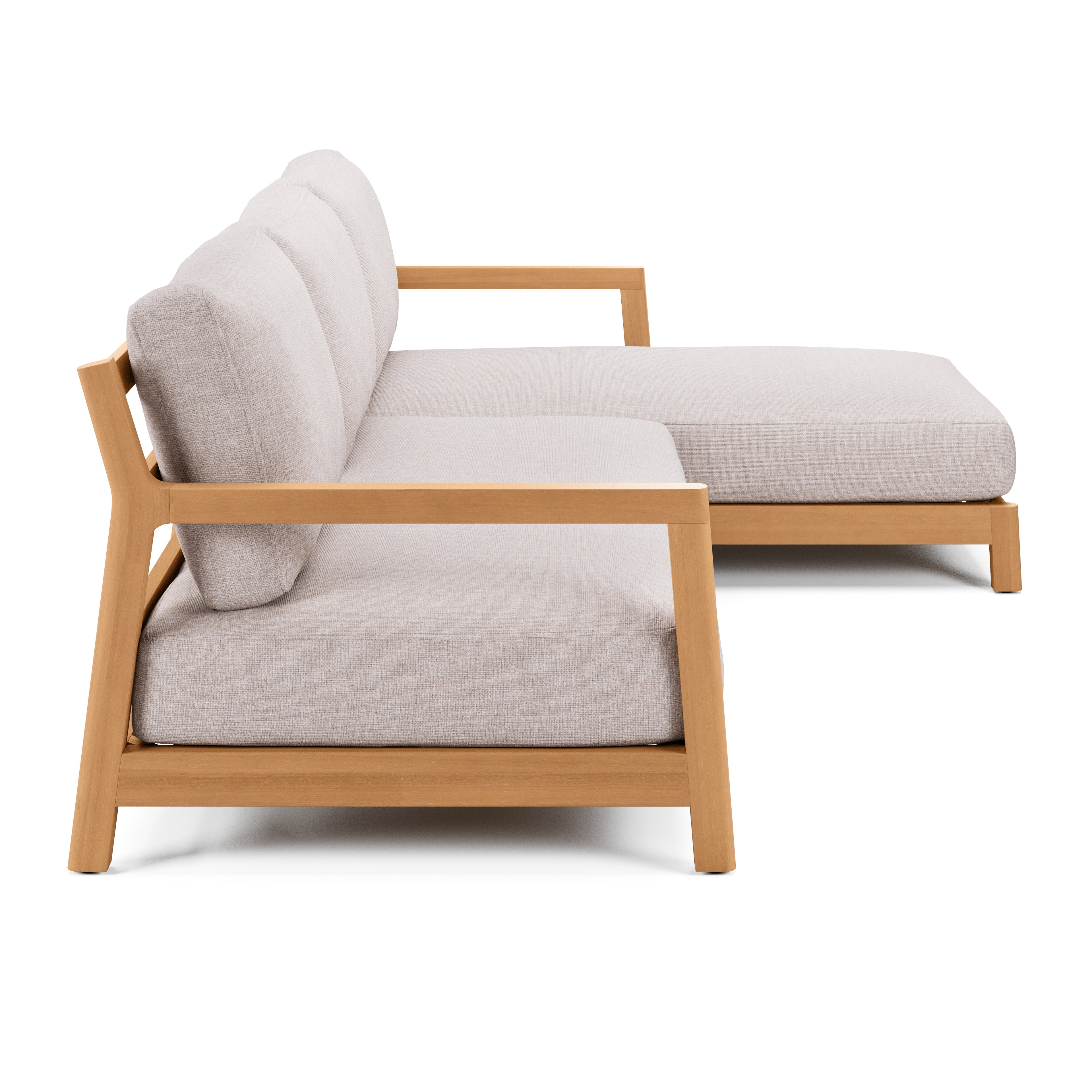 Elise 100" Outdoor Right Sectional - Basket Beige