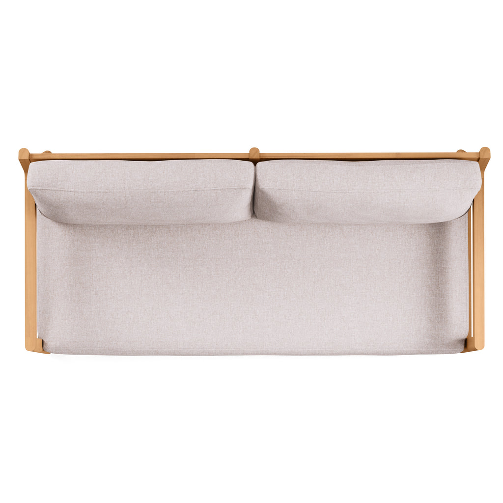 Elise 80" Outdoor Sofa - Basket Beige