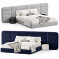 Aura Panel Bed Sakeena, double vue studio