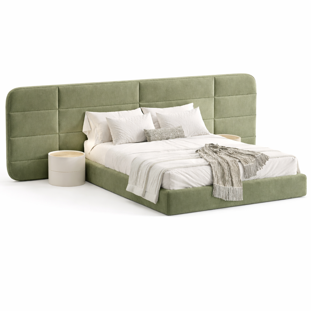 Aura Panel Bed Sakeena, vue studio