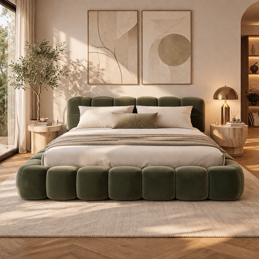 Cloud Bubble Bed Sakeena dans une chambre haut de gamme