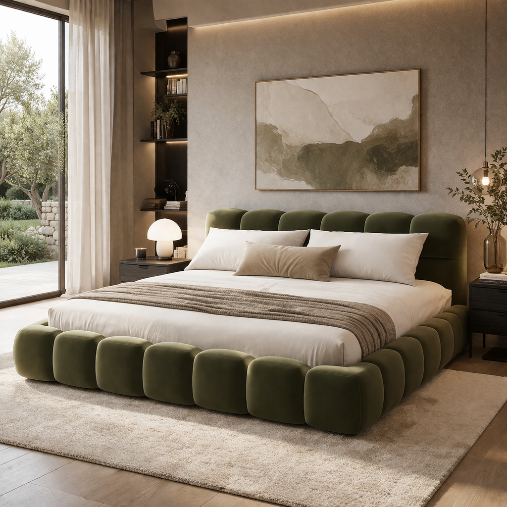 Cloud Bubble Bed Sakeena dans une suite moderne