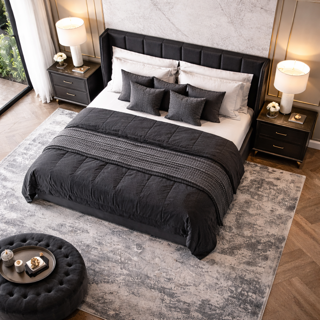 Eclipse Frame Bed Sakeena dans une chambre design