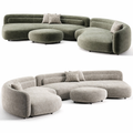 Halo Curve Sofa Sakeena, double vue studio