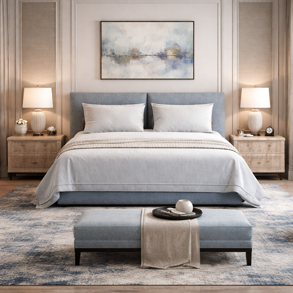 Nova Ease Bed Sakeena dans une suite moderne