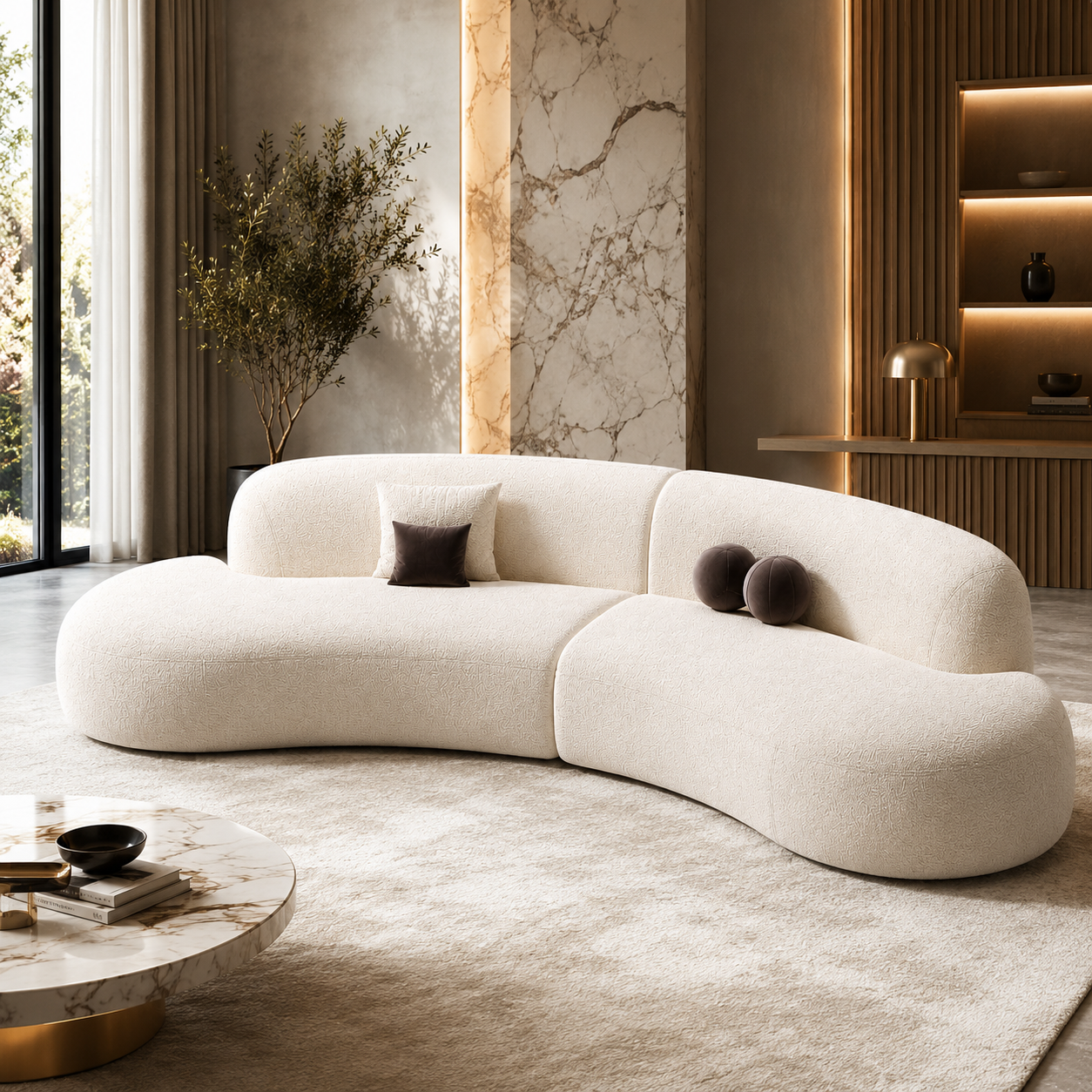 Oria Sofa Sakeena dans un salon contemporain