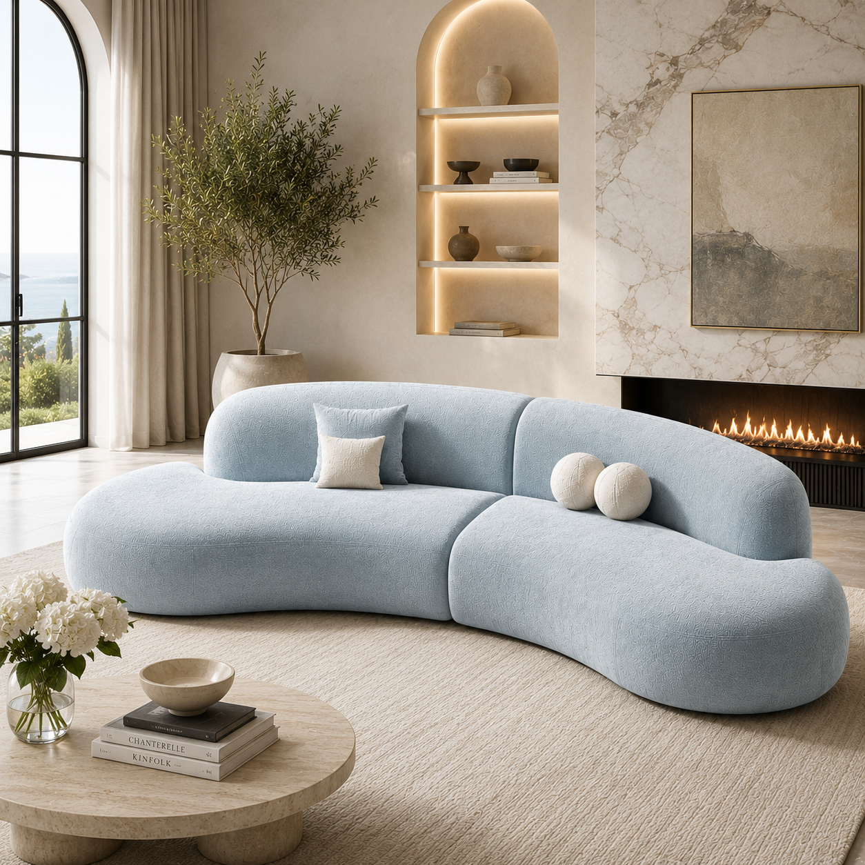 Oria Sofa Sakeena dans un intérieur haut de gamme