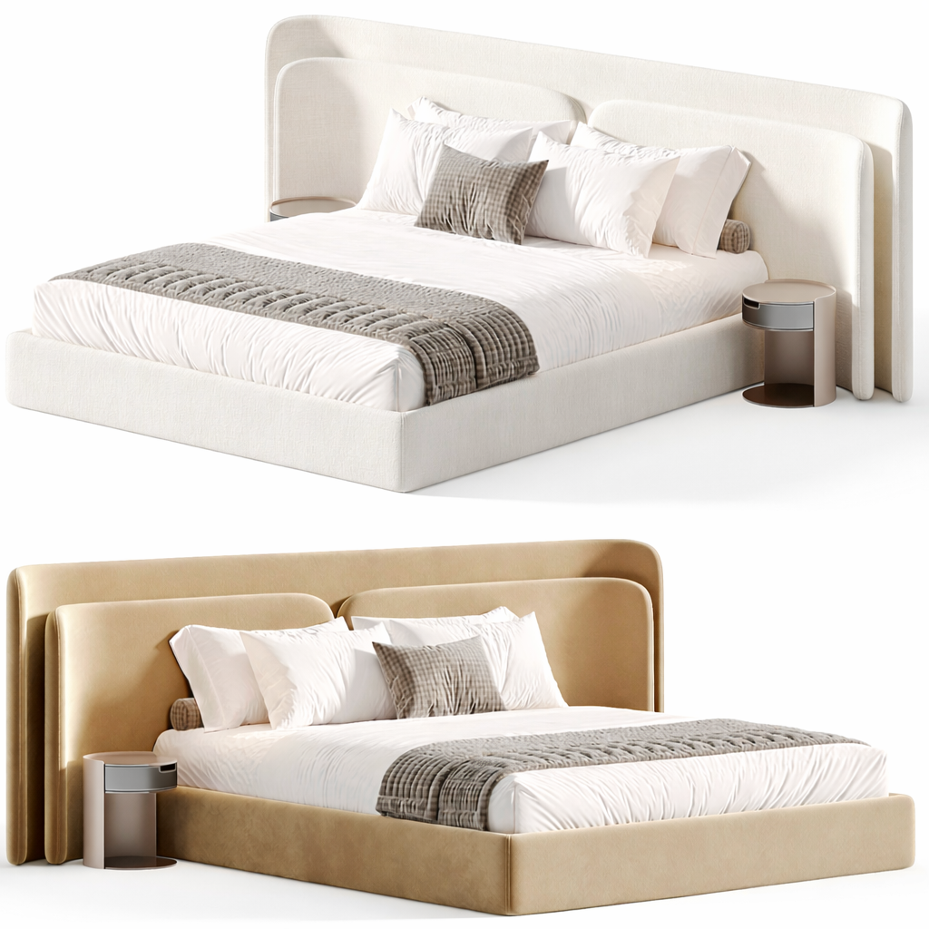 Orion Crest Bed Sakeena, double vue studio