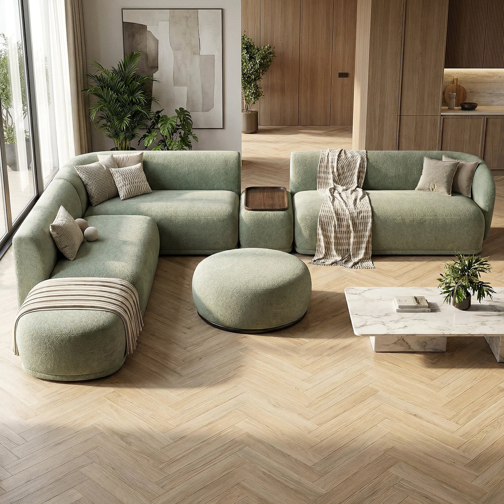 Pearl Sofa Sakeena dans un intérieur haut de gamme