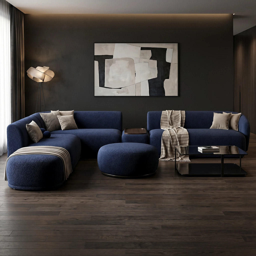 Pearl Sofa Sakeena dans un salon design
