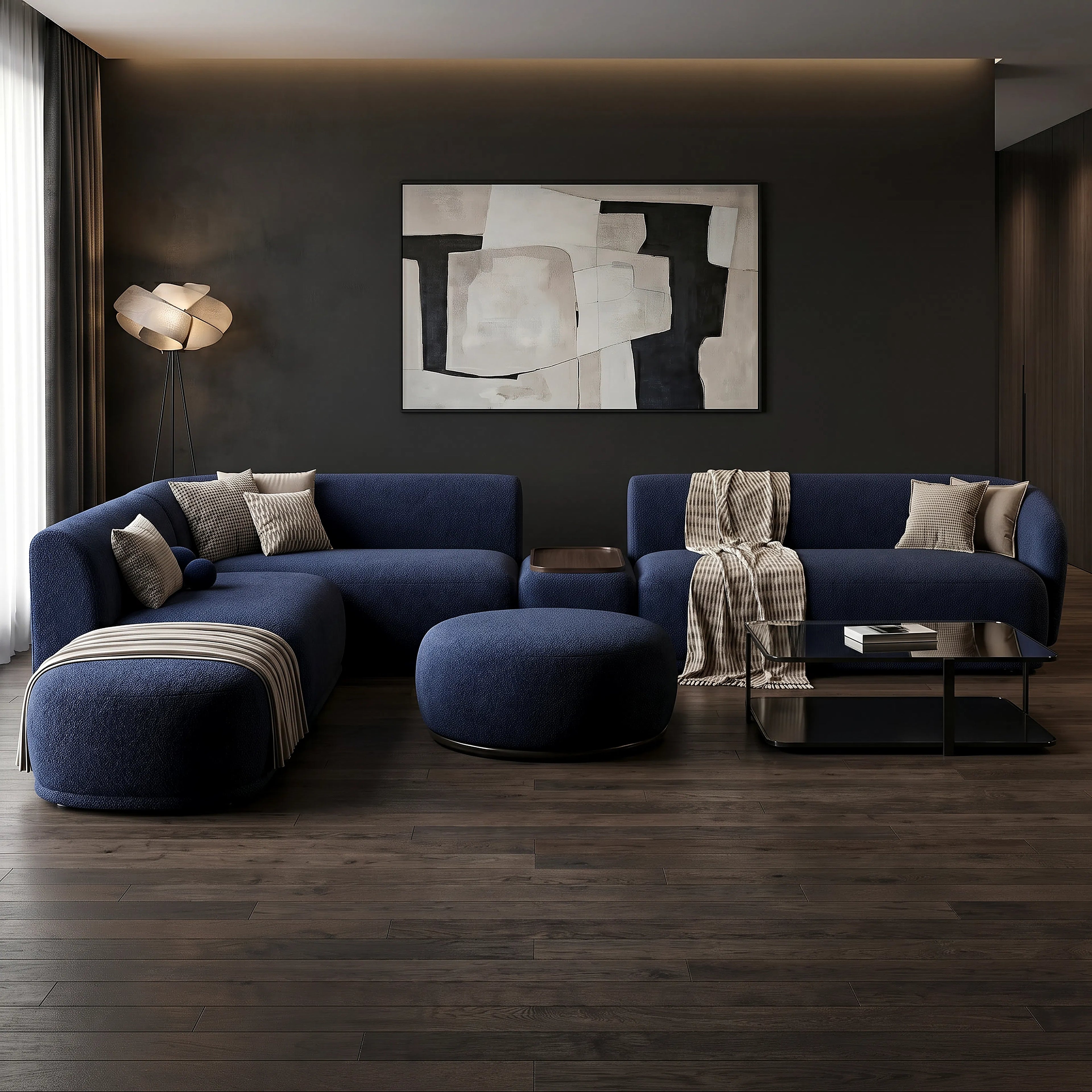 Pearl Sofa Sakeena dans un salon design