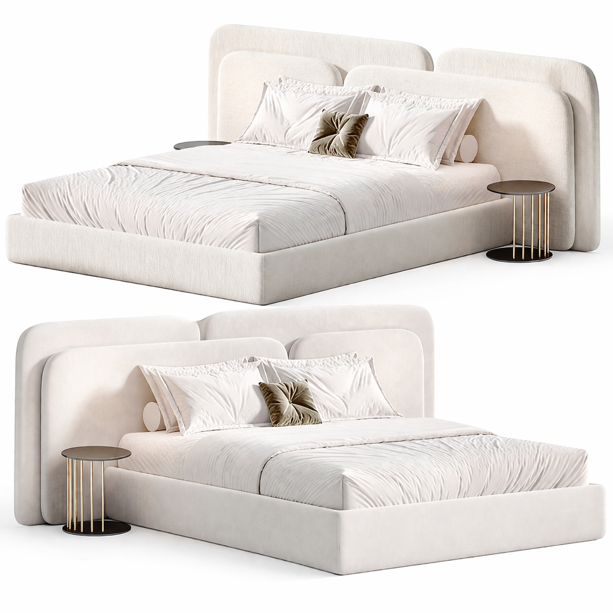 Quartus Arch Bed Sakeena, double vue studio