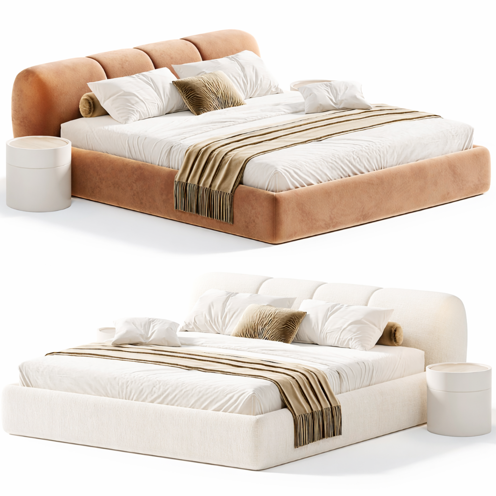 Roadster Bubble Bed Sakeena, double vue studio