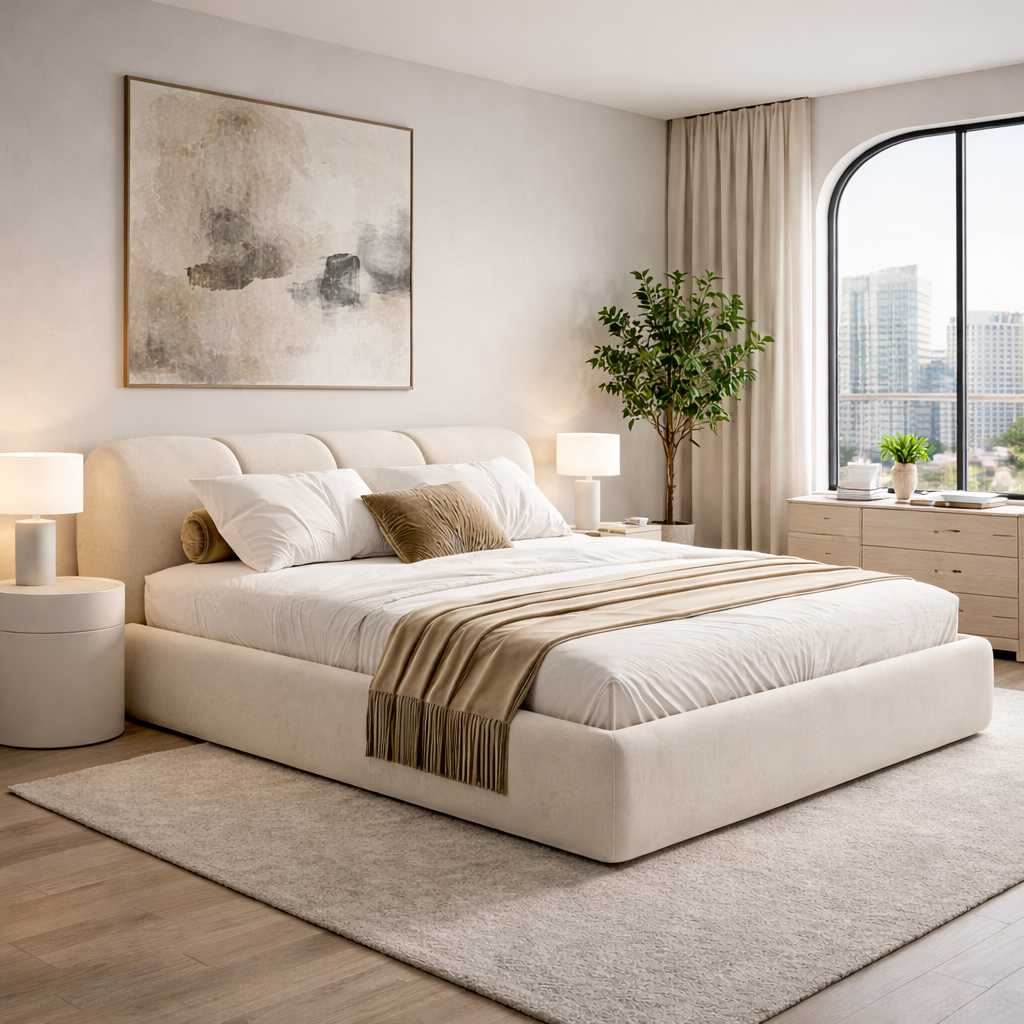 Roadster Bubble Bed Sakeena dans une chambre contemporaine