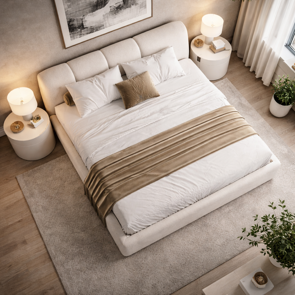 Roadster Bubble Bed Sakeena dans une chambre design