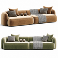 Sculpted Form Sofa Sakeena, double vue studio