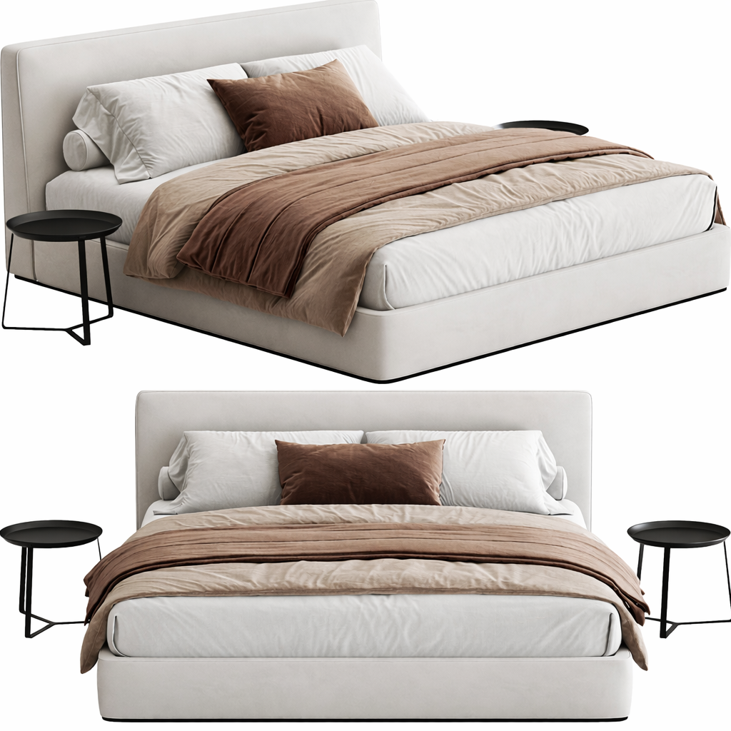 Simple Roadster Bed Sakeena, double vue studio