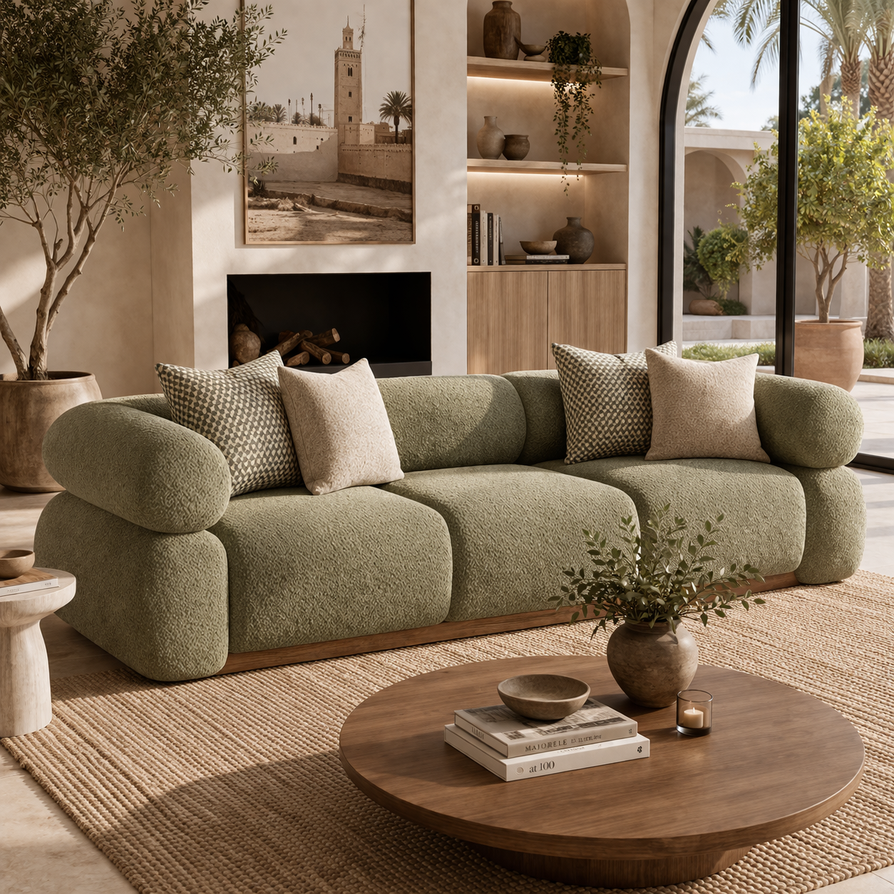 Cloud Sofa Sakeena dans un intérieur haut de gamme